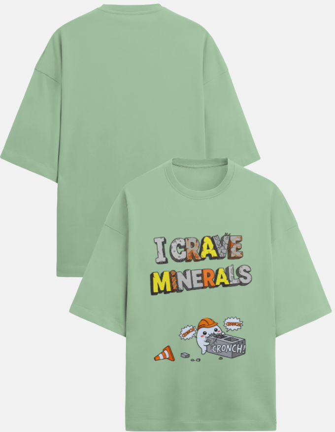 I Crave Minerals Premium Terry Oversized TShirt